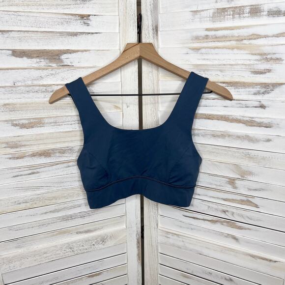 LULULEMON Women's Activewear Sports Bra Slate Blue Luxtreme 6 - Picture 9 of 9